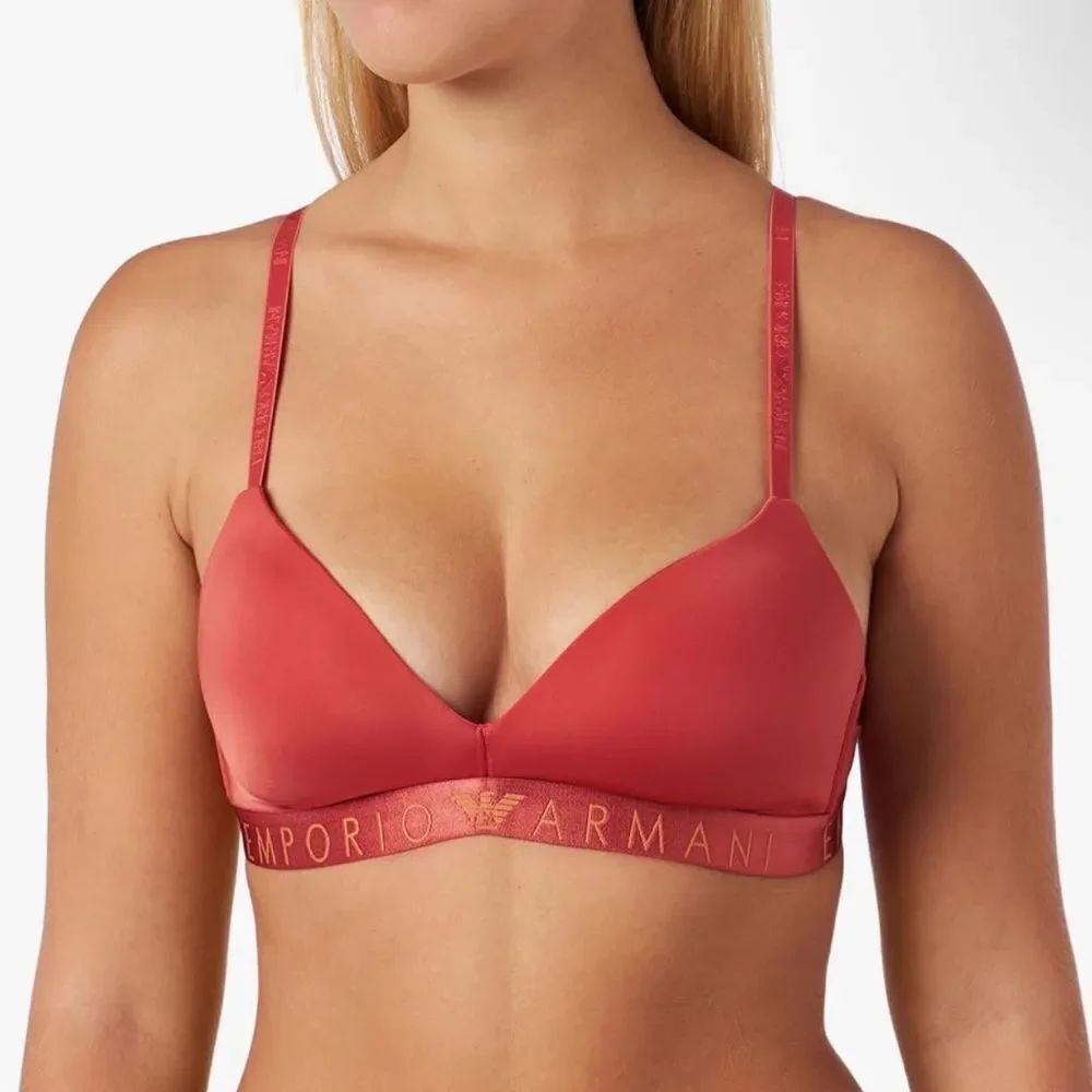 Emporio Armani Pink Pink Padded Bralette(Size Small)